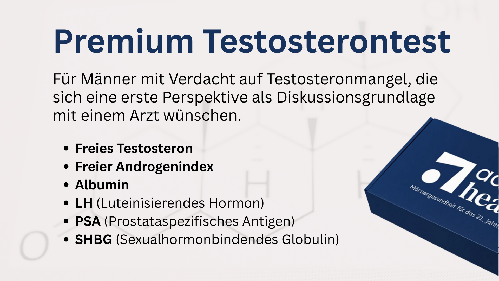 Premium Testosterontest von Adon Health