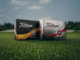 Titleist Pro V1 und Pro V1x im Dutzend auf dem Golfplatz