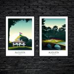 Dibdaub – Golf-Prints Kunstwerke als Bilder für die Wand Dibdaub Golf-Prints