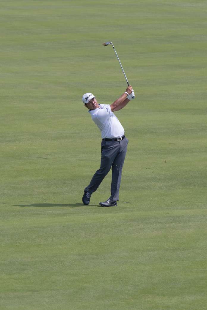 Hideki Matsuyama bei Golfschwung