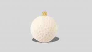 Golf Christbaumkugel