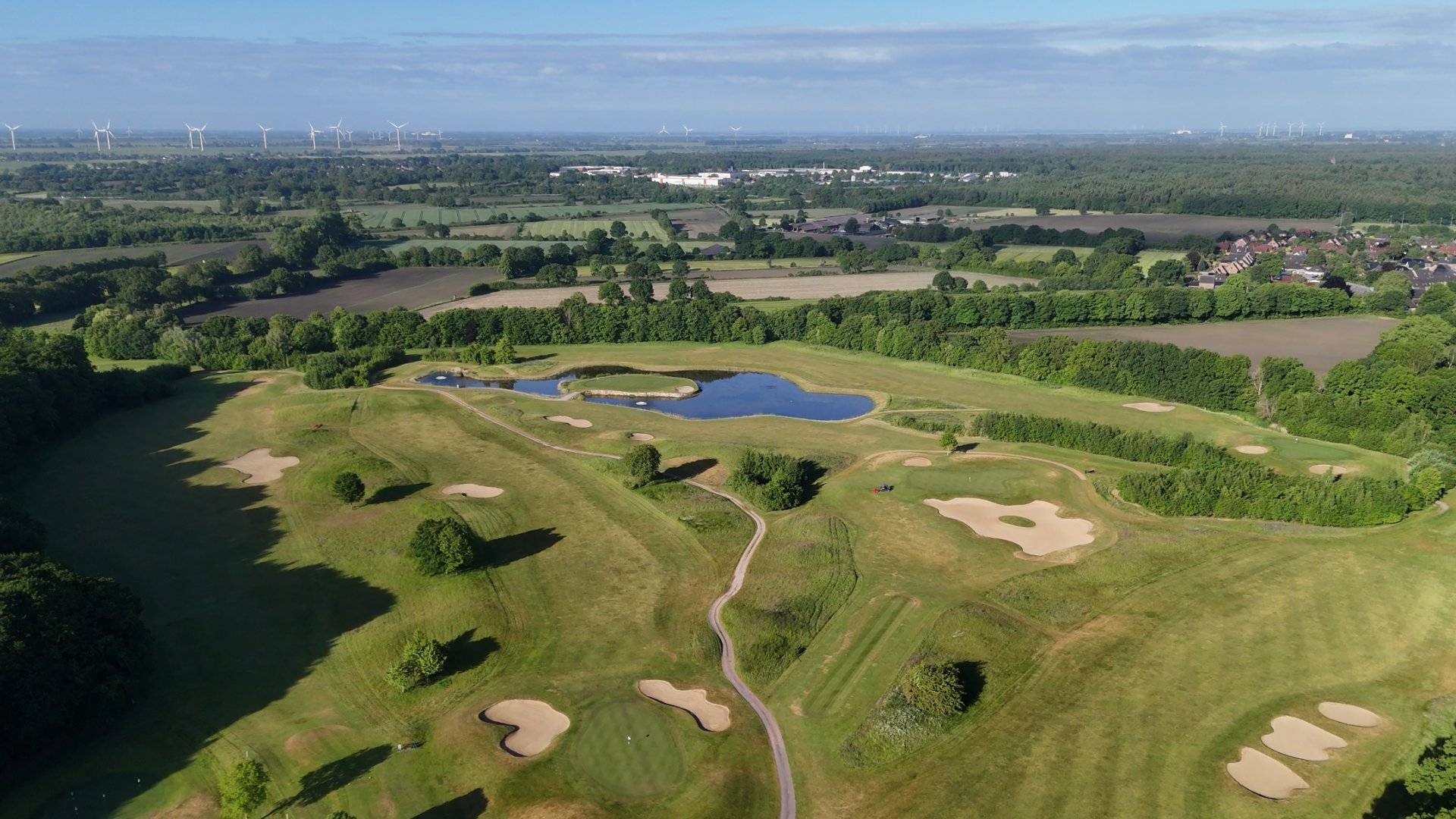 Luftaufnahme Golfplatz GC Schloss Breitenburg
