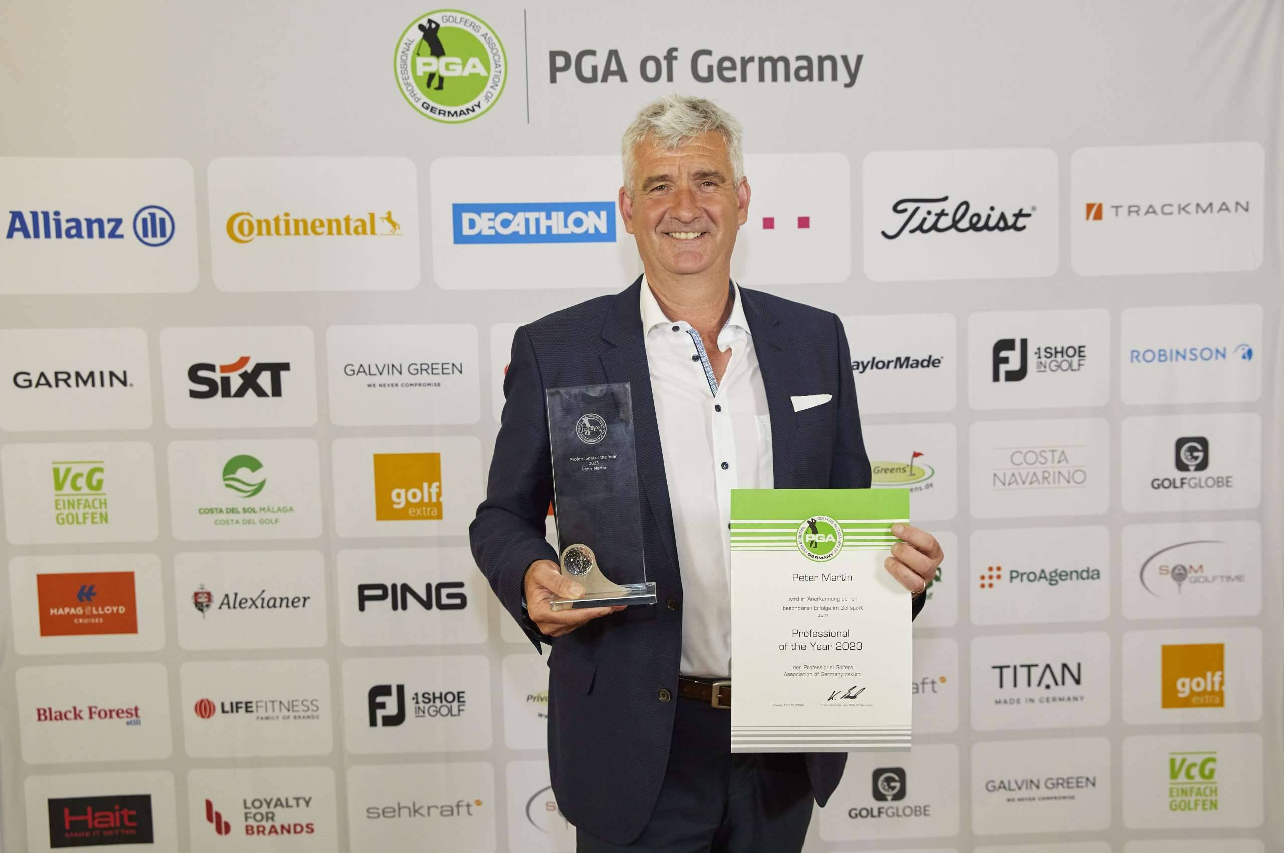 Peter Martin: PGA Professional of the Year 2023