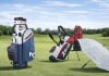 RYDZGEAR: Neue Golftaschen & Zubehör zum Start 2026 RYDZGEAR Produkte auf dem Golfplatz: Golf-Bags, Travel Cover und Regenschirm