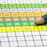 Scorecard Check: Was kostet dich auf dem Golfplatz wirklich Schläge? Golf Scorecard und Bleistift
