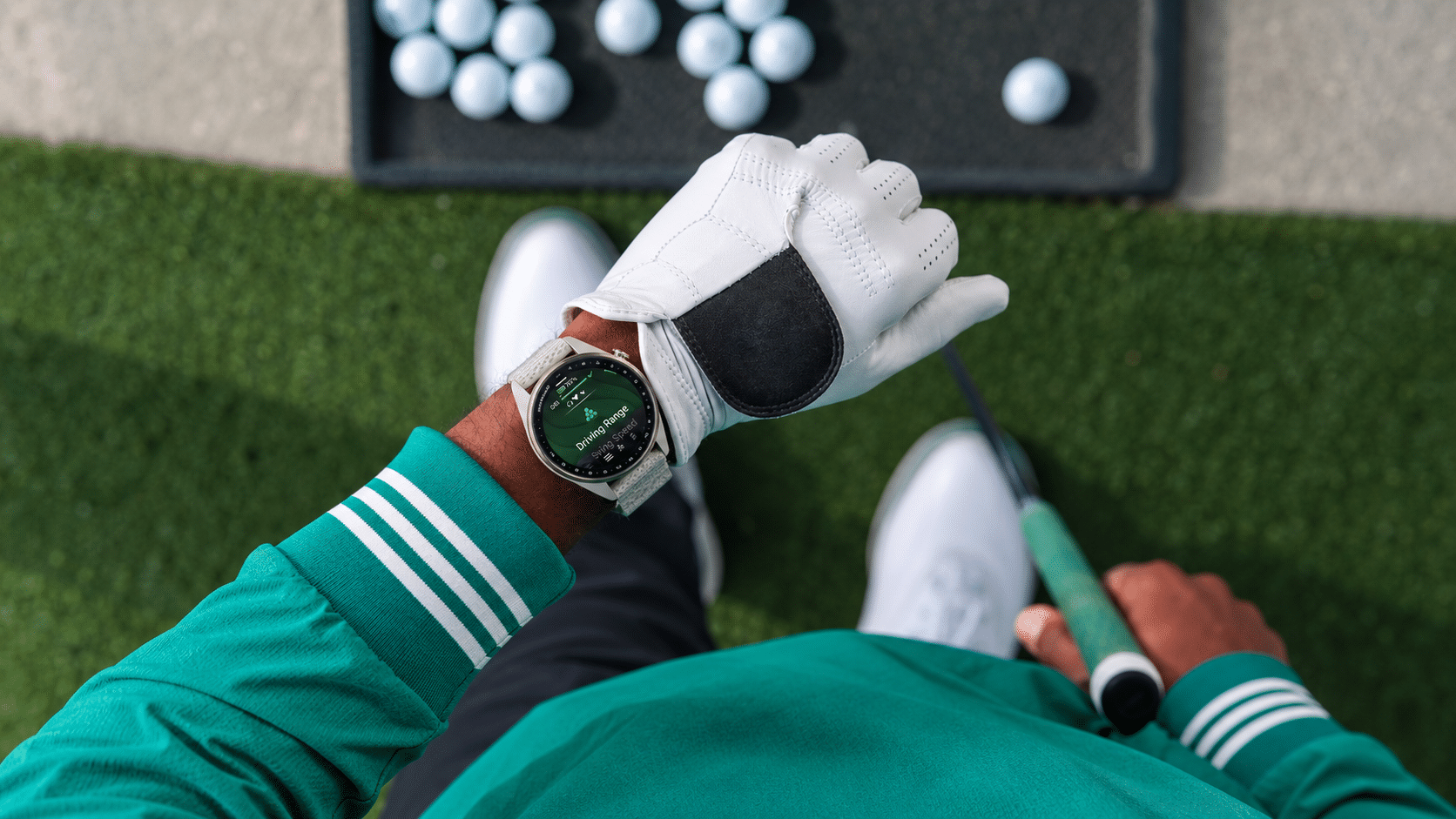 Garmin Approach S72 auf der Driving Range